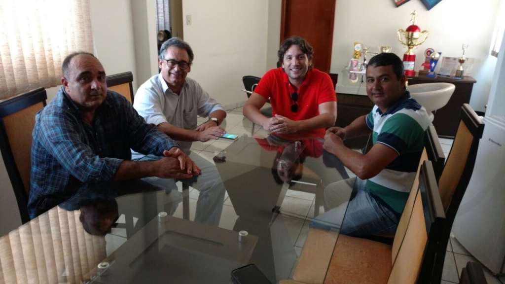 Ex Vereador Divino, Marcos Melo, Iran Barbosa e Vereador Márcio (Cuti)