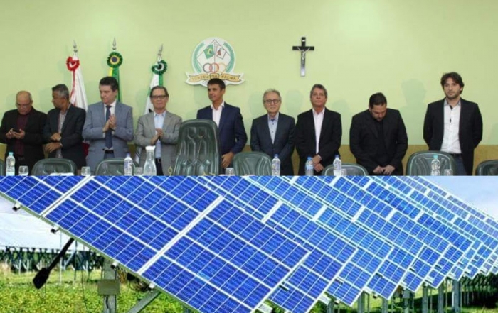 Iran Barbosa Mega Usina Solar em Varzea da Palma